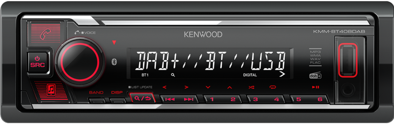 photo of KMM-BT408DAB in Car Audio | Car Stereo