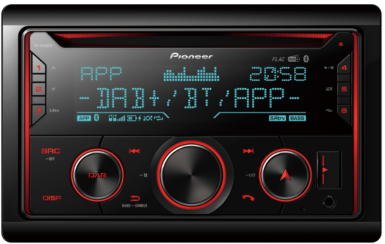 Pioneer FH-S820DAB DAB radio, Bluetooth